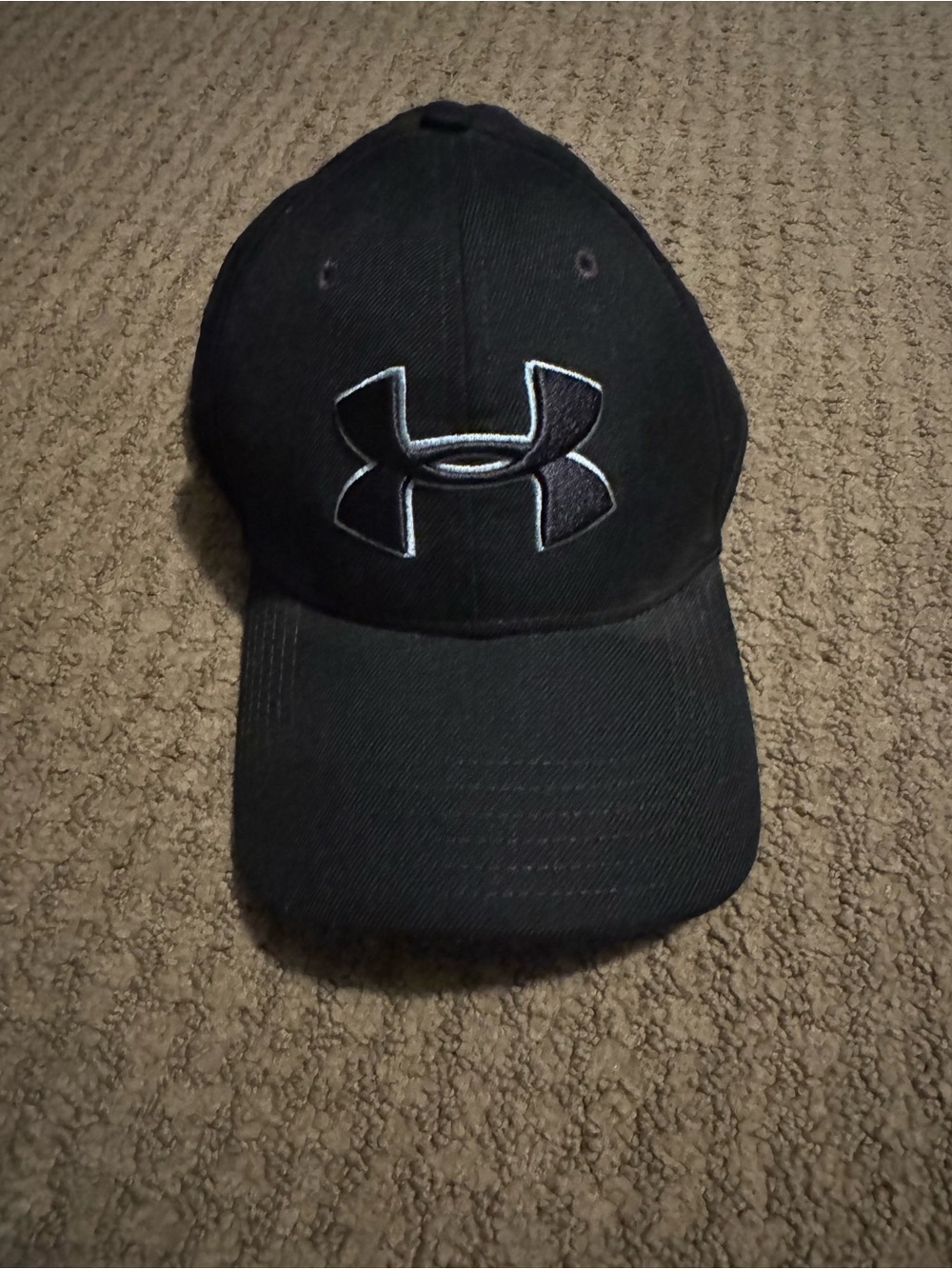 Under Armour Black Hat with Embroidered Logo